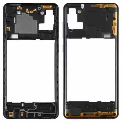 Middle Ring Outer Frame for Samsung Galaxy A21S Black