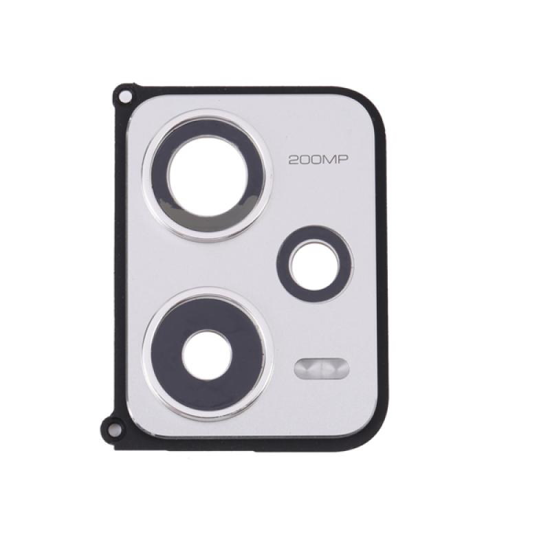 Camera Glass with frame for Redmi Note 12 pro Plus White (200 MP)