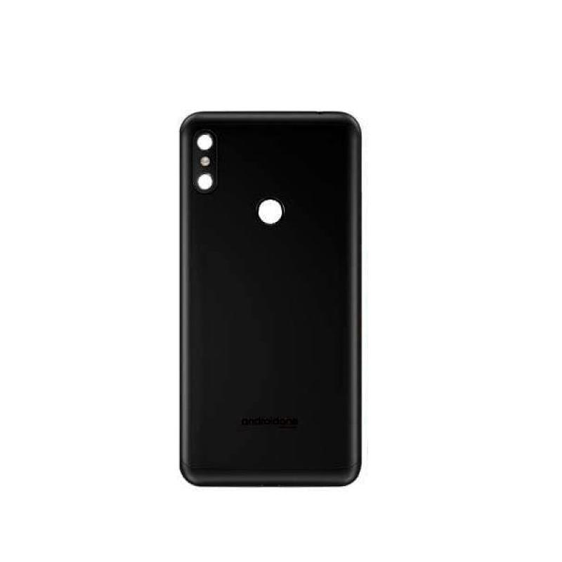 Back Panel Housing Body for Moto One Power : Black