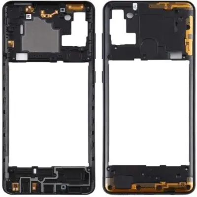 Middle Ring Outer Frame for Samsung Galaxy A21S Black | Phone Sparess