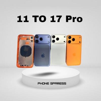 Convertor Back Panel Housing Body for Apple iPhone 11 Convert to Apple iPhone 17 Pro