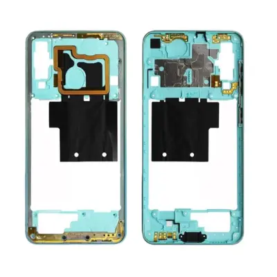 Power Volume Key Ring Frame Middle Compatible with Samsung Galaxy M40 (Sky Blue)