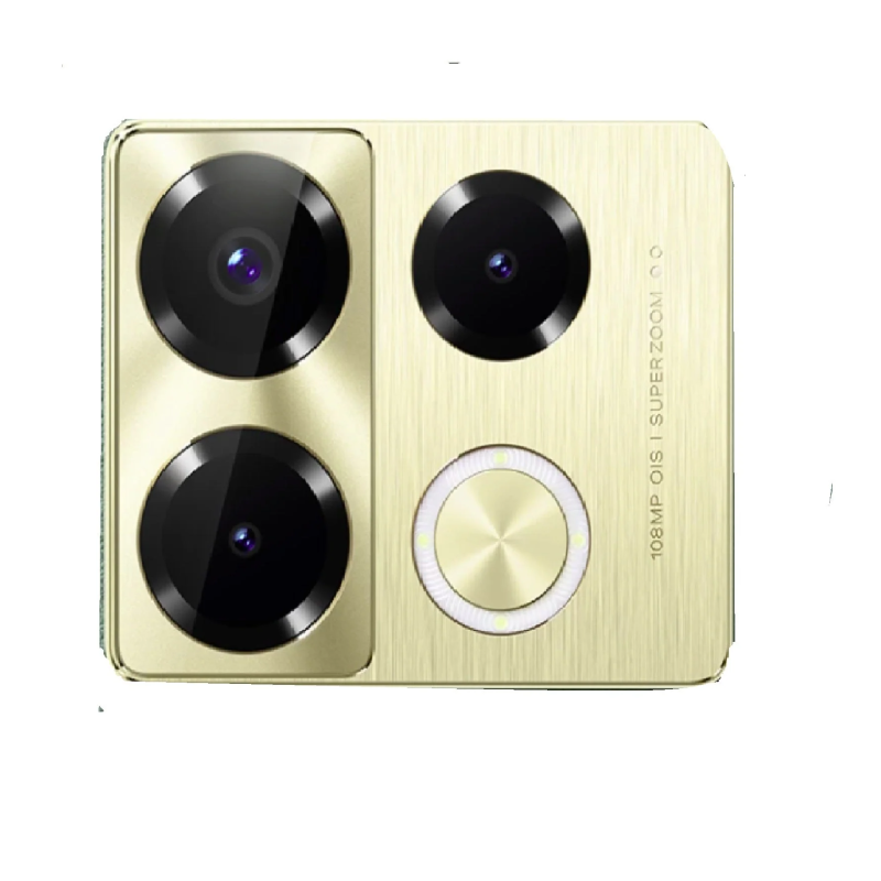 Camera Glass Lens With Frame for Infinix Note 40 Pro 5G Gold